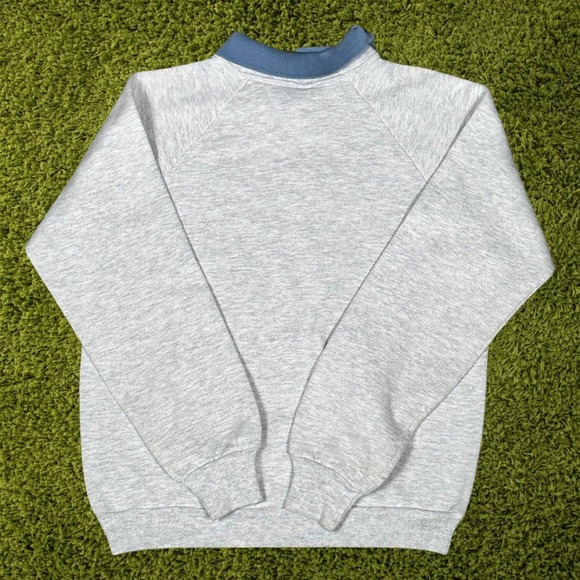 Vintage Made In USA Jerzees Collared Cottagecore Farm Life Sweatshirt - Picture 2 of 8